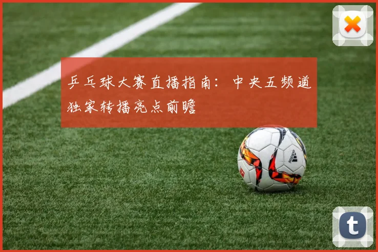 乒乓球大赛直播指南:中央五频道独家转播亮点前瞻